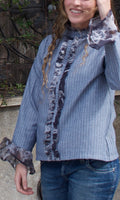 Camisa Viraró Rayada y Estampada