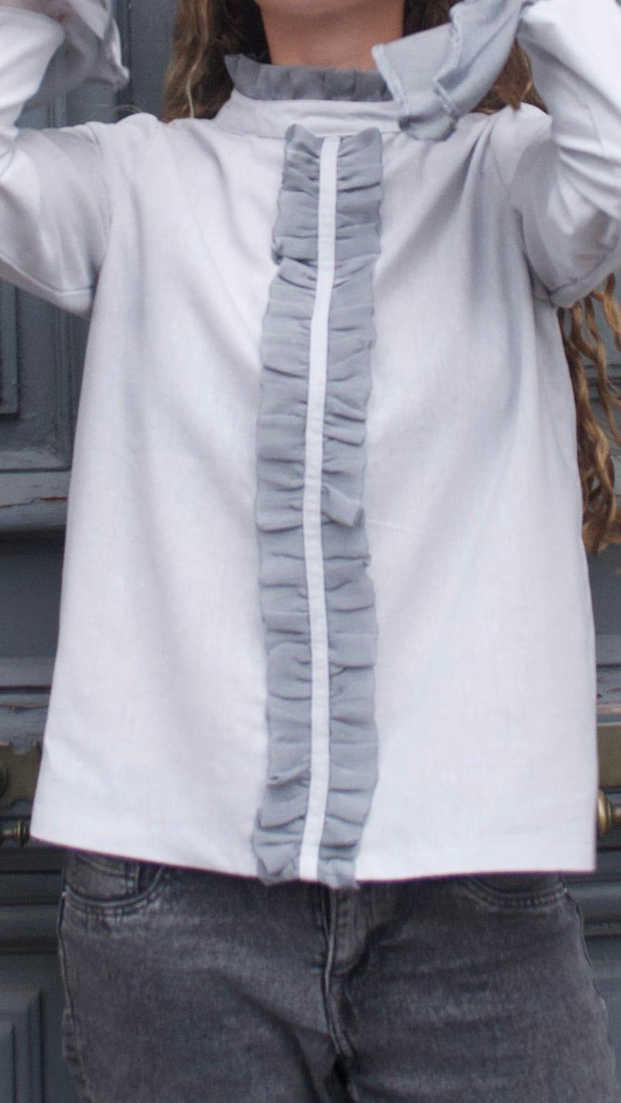 Camisa Viraró Blanca & Gris